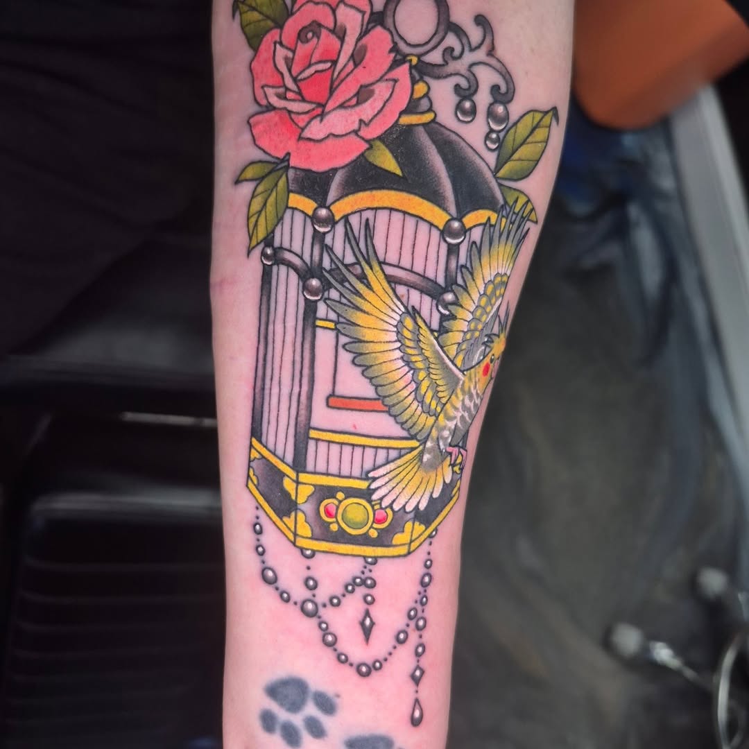 Tattoo by @cwolfgang.tattoo — american_traditional, illustrative