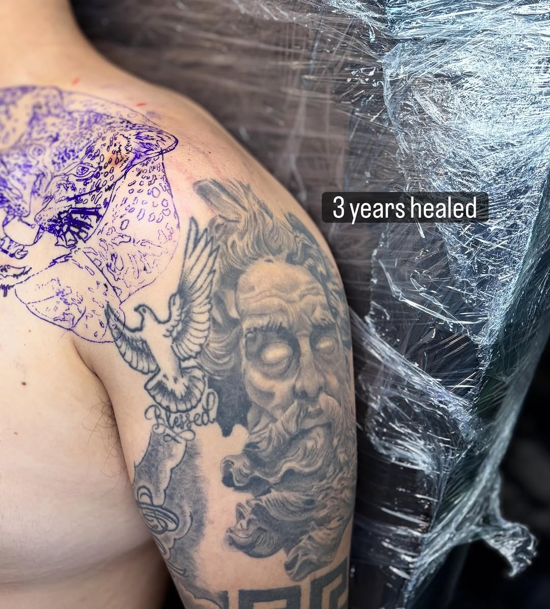 Tattoo by @koolzink — realism, black_and_grey