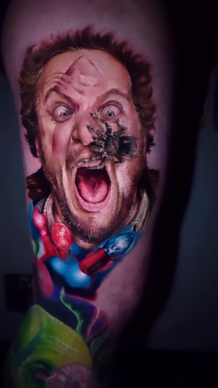 Tattoo by @danielbreviktattoo — realism, dark_realism