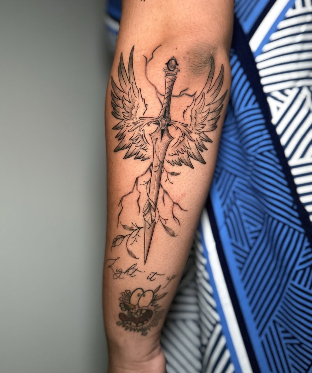 Tattoo by @gnat_art โ black_and_grey