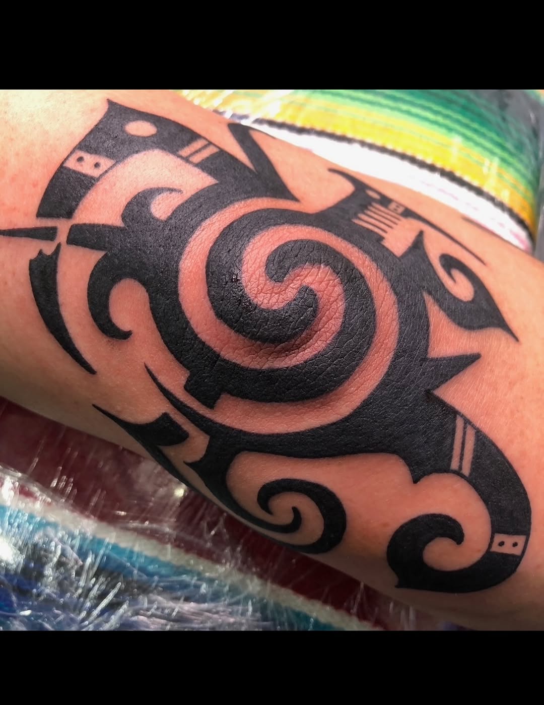 Tattoo by @smokie_0kie — tribal, blackwork