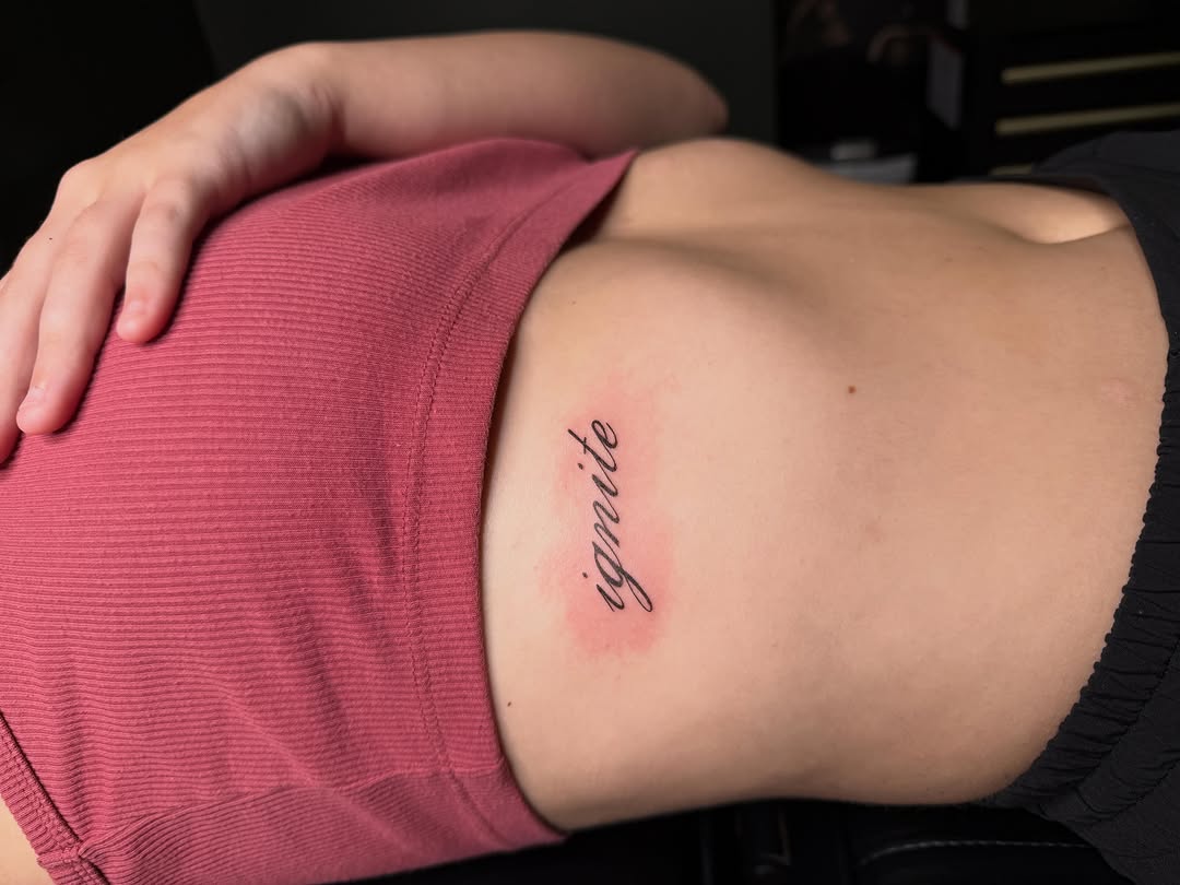 Tattoo by @inkedbyhailey β lettering_script, fine_line