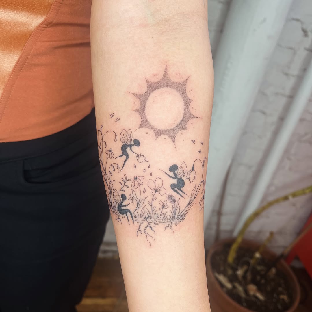 Tattoo by @shybirdtattoo β fine_line
