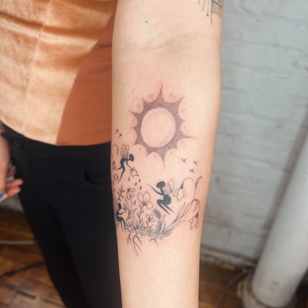 Tattoo by @shybirdtattoo β fine_line