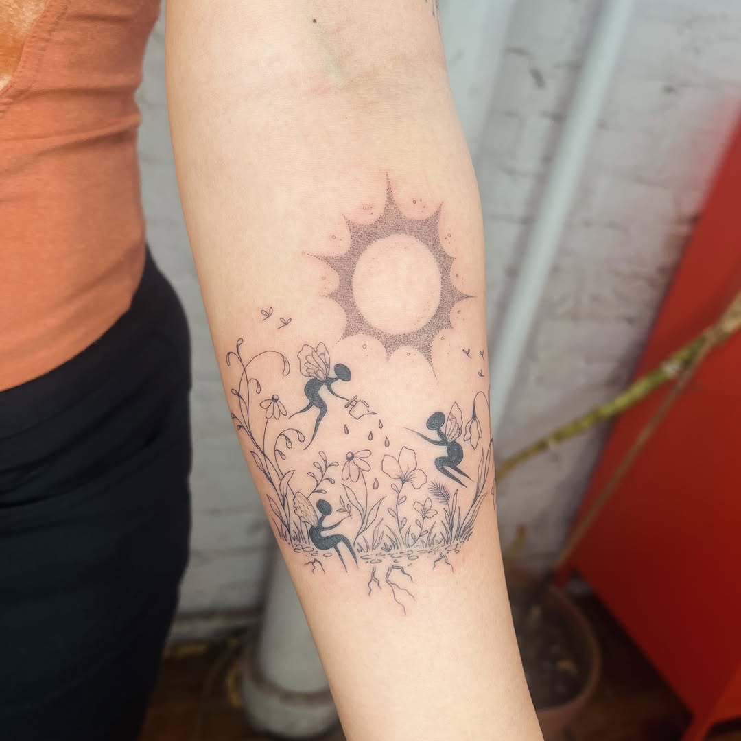 Tattoo by @shybirdtattoo β fine_line