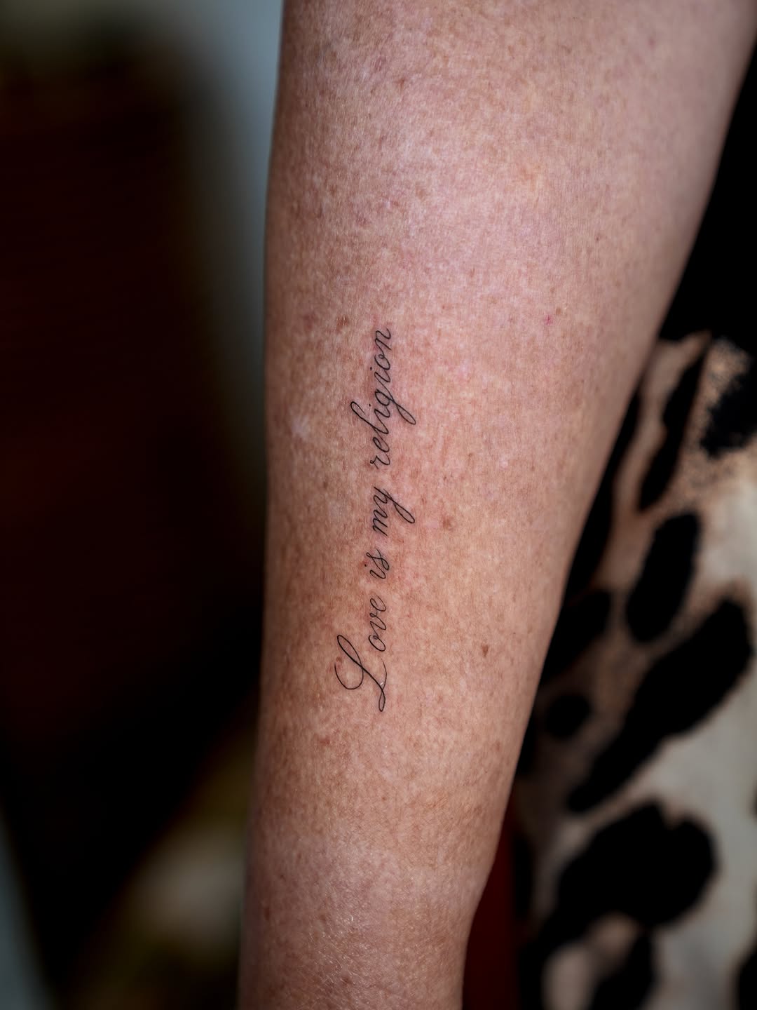 Tattoo by @skylar_tattoo — fine_line, lettering_script