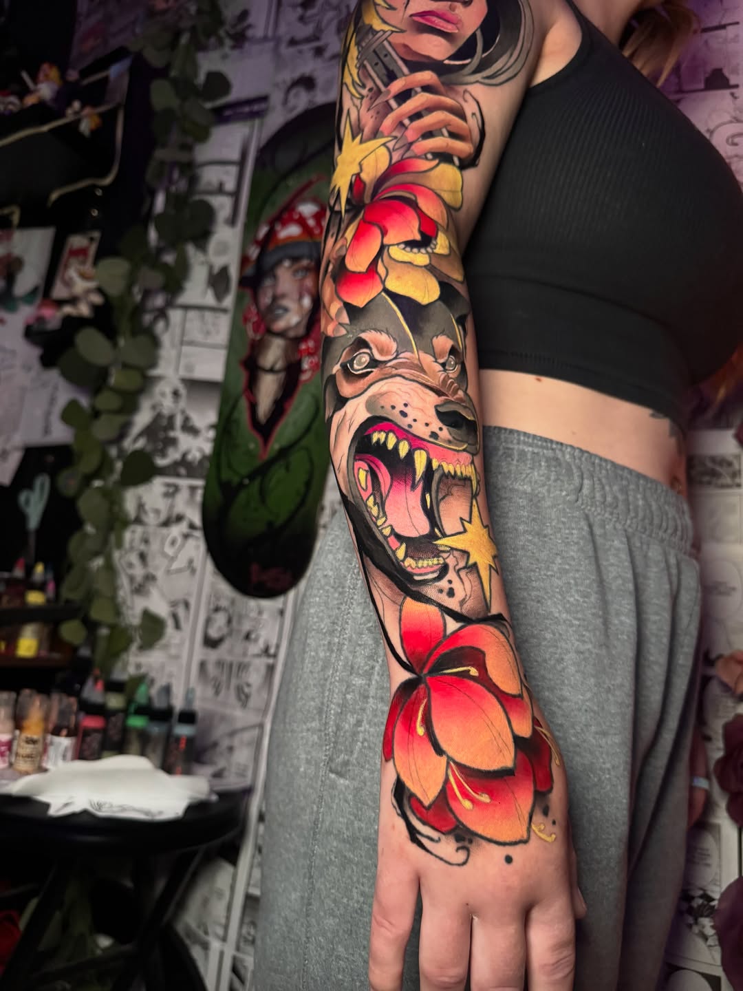 Tattoo by @shortyadtrtattoos — neo_traditional, realism