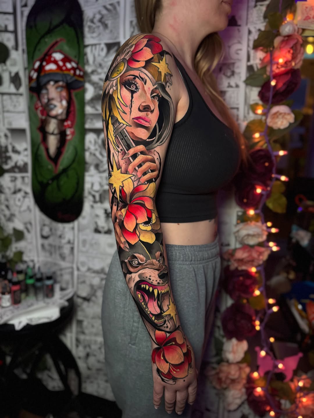 Tattoo by @shortyadtrtattoos — neo_traditional, realism