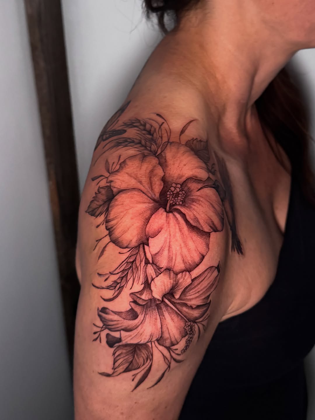 Tattoo by @squidink.ks — realism, black_and_grey
