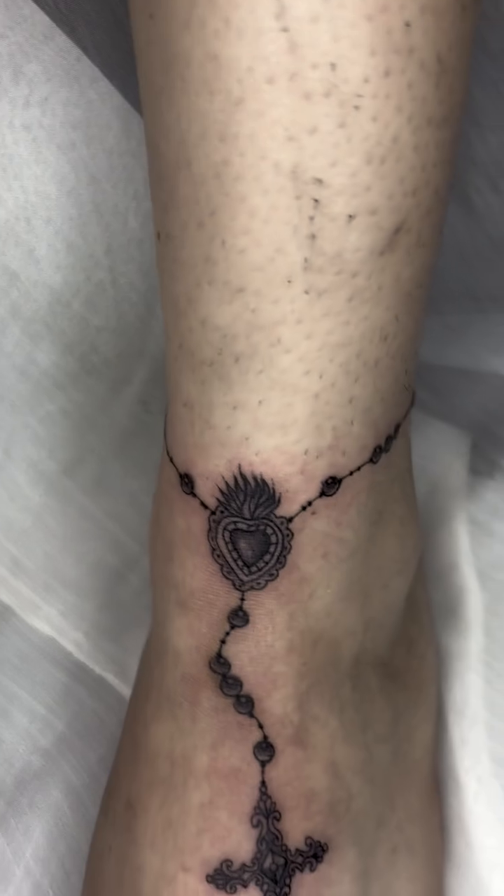 Tattoo by @loopytatz — blackwork, ornamental