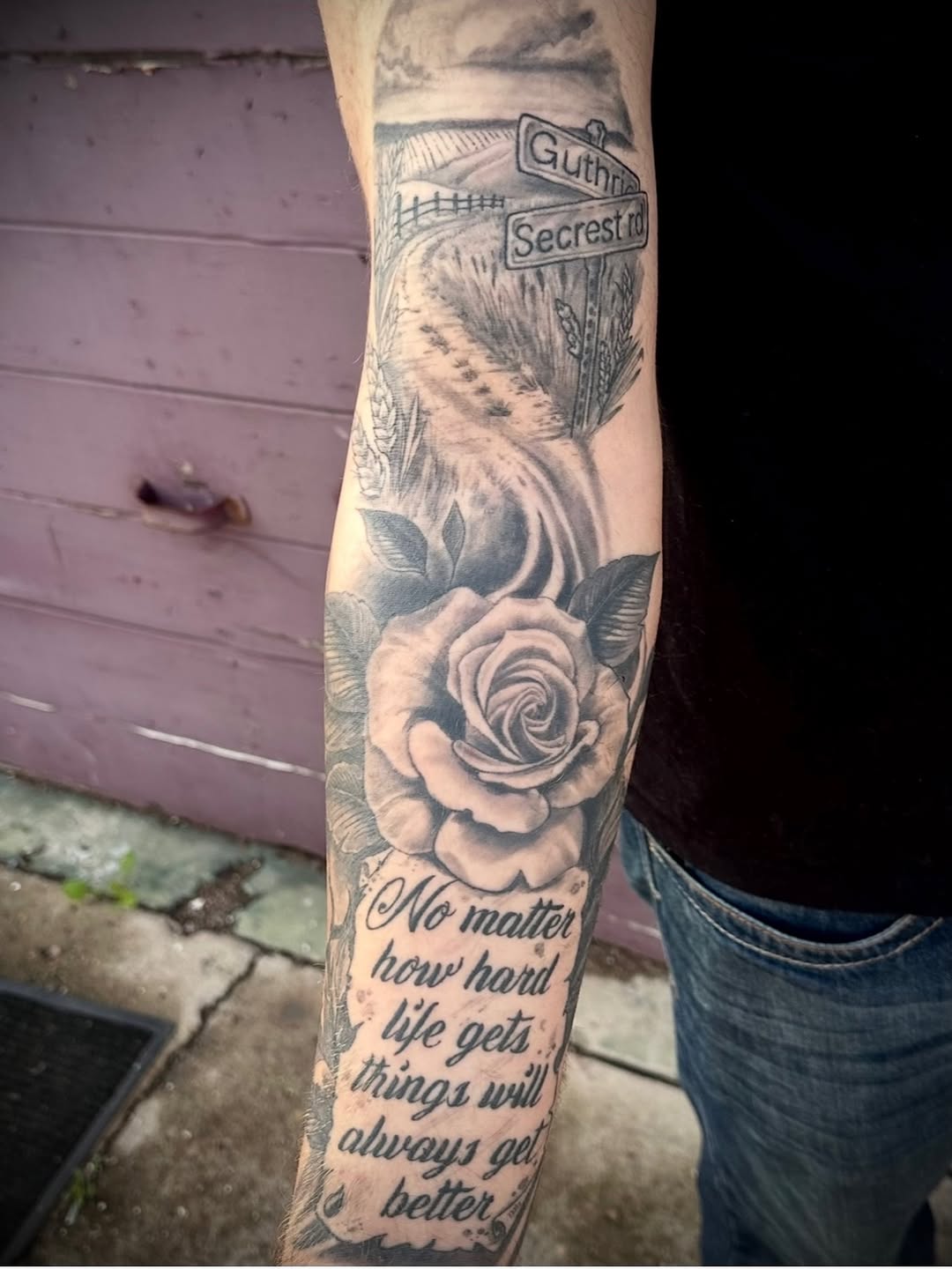 Tattoo by @culletonparamore — black_and_grey, realism
