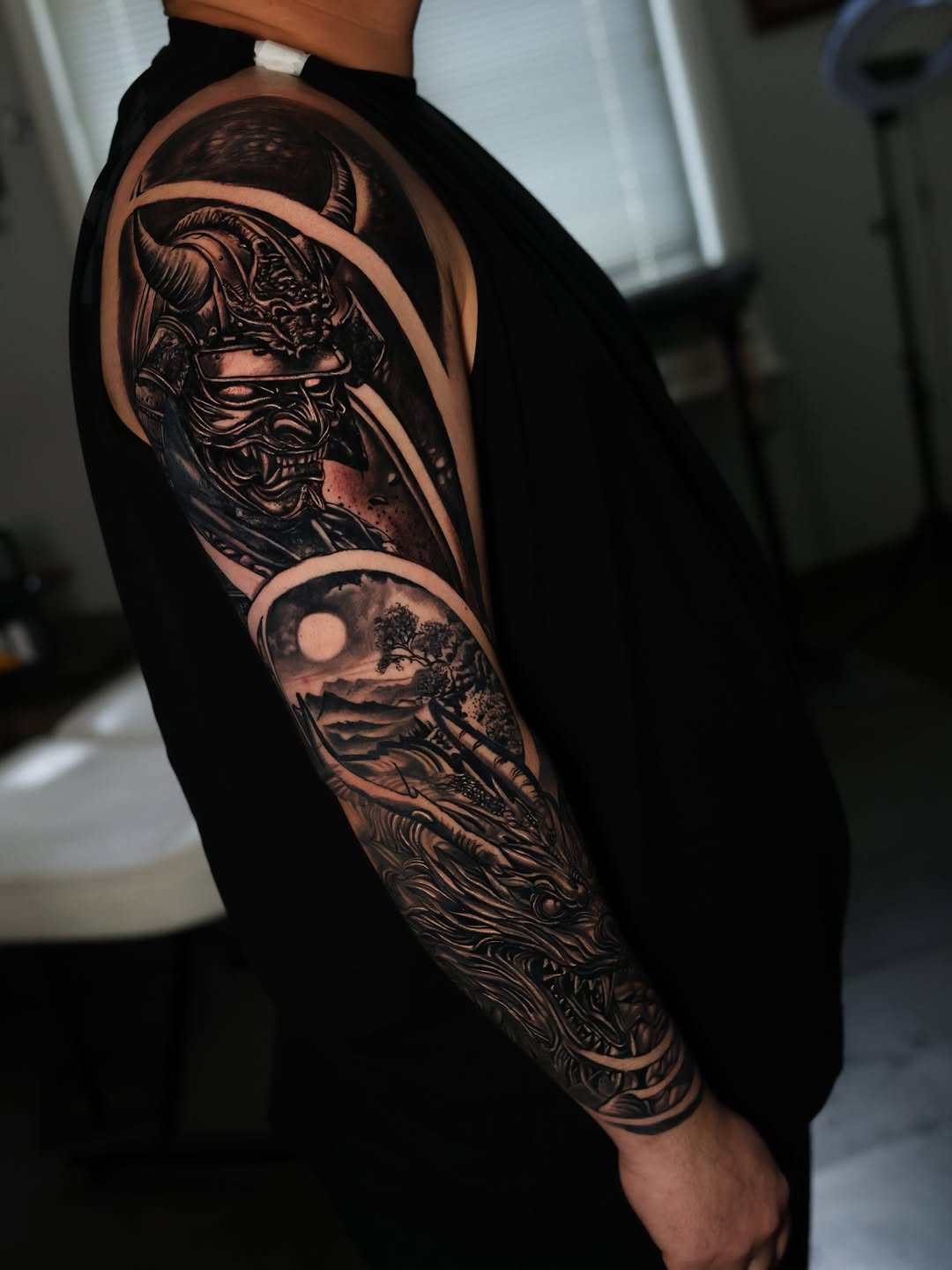 Tattoo by @bigg_pimpingg — black_and_grey, realism