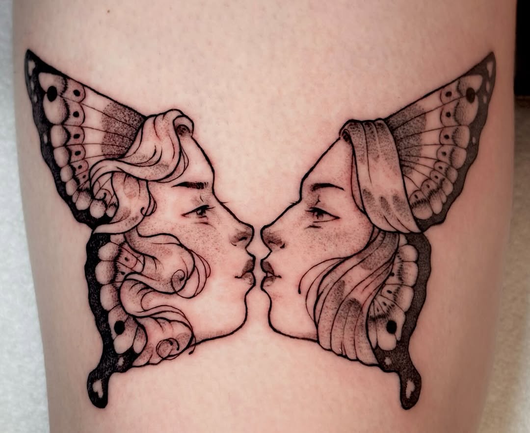 Tattoo by @frogtatz — illustrative, black_and_grey