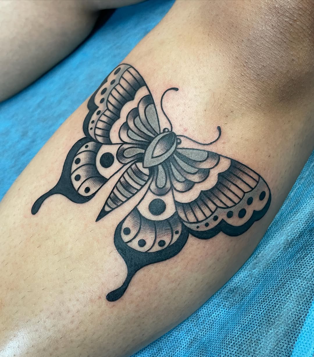Tattoo by @kstuckeytattoos โ american_traditional, black_and_grey