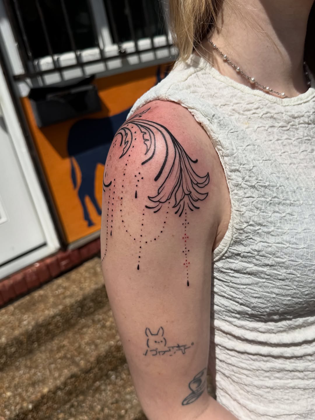 Tattoo by @manuinkatx — ornamental, fine_line