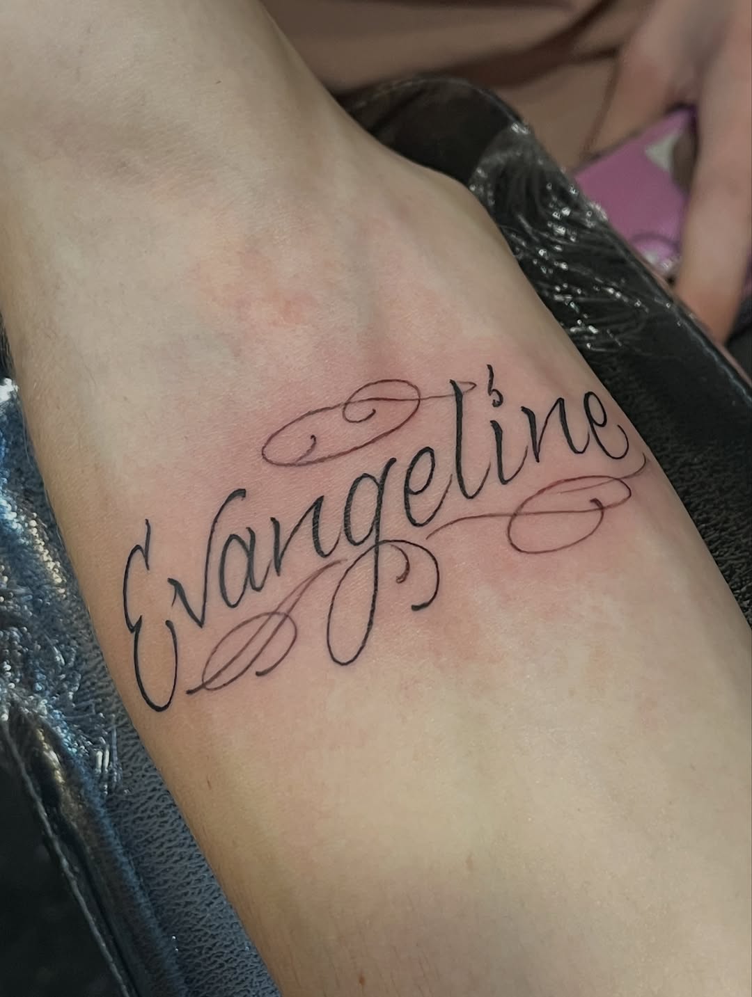 Tattoo by @zlctattoo — lettering_script