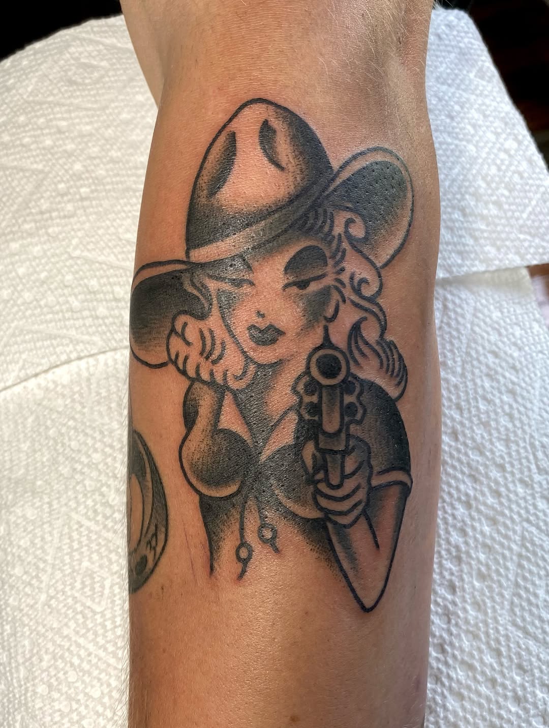 Tattoo by @painless_jack — american_traditional, black_and_grey