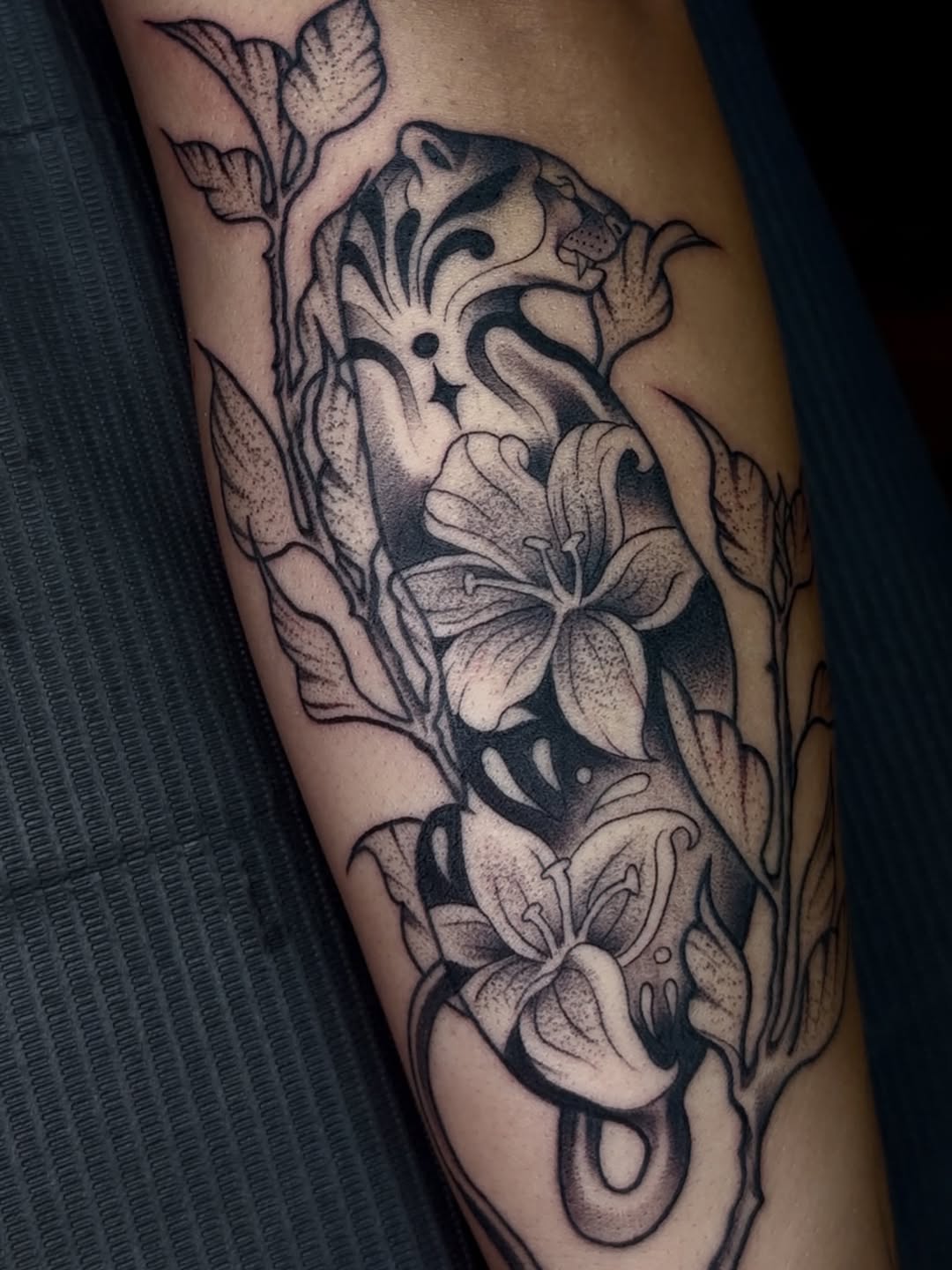 Tattoo by @mspiresinks โ black_and_grey, illustrative