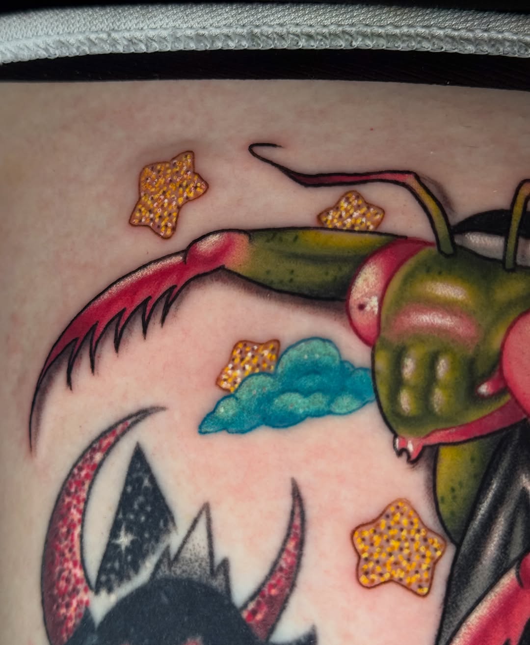 Tattoo by @kasey_may_tattoos — new_school, black_and_grey