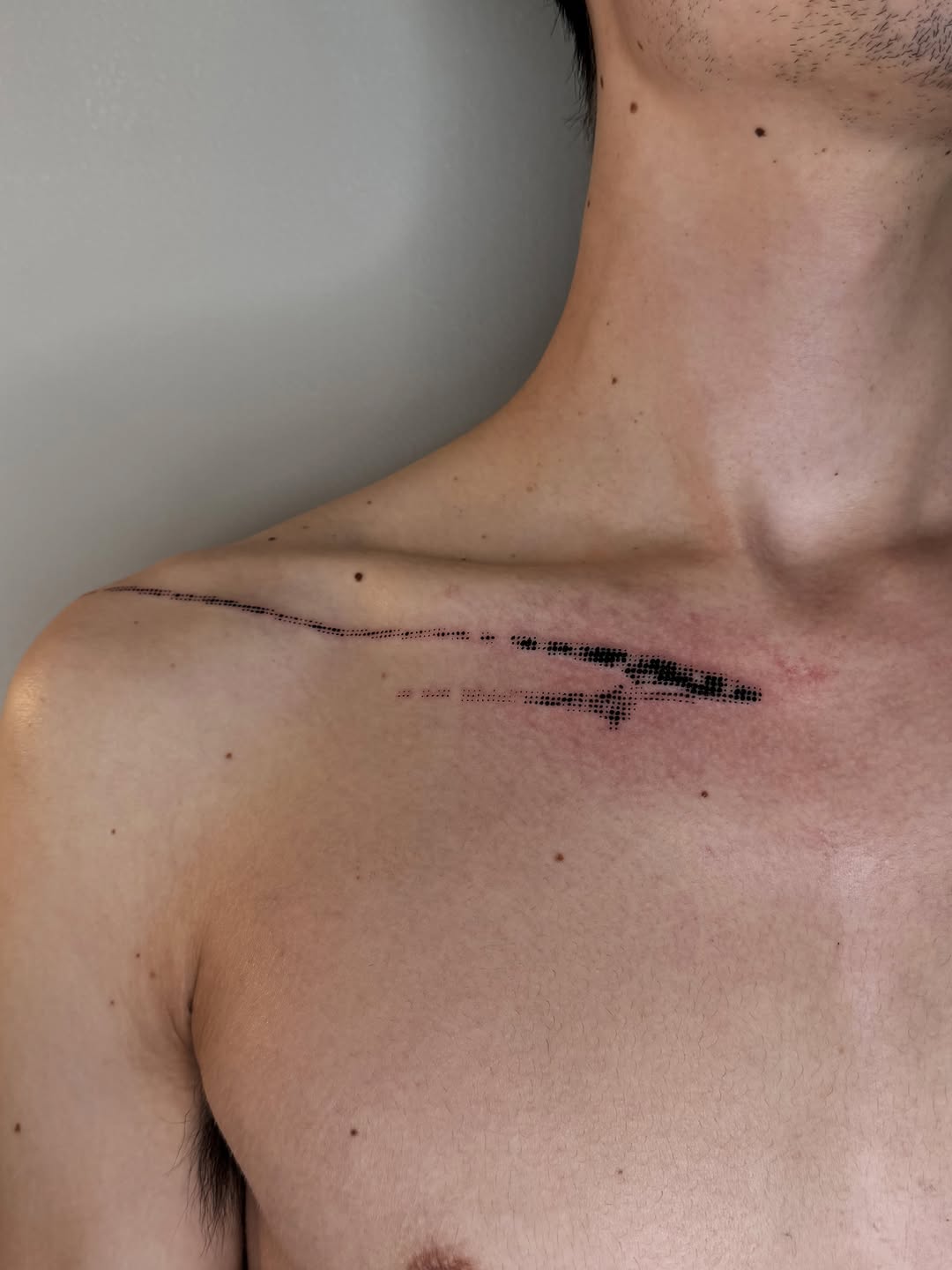 Tattoo by @harrykenchington — dotwork, geometric