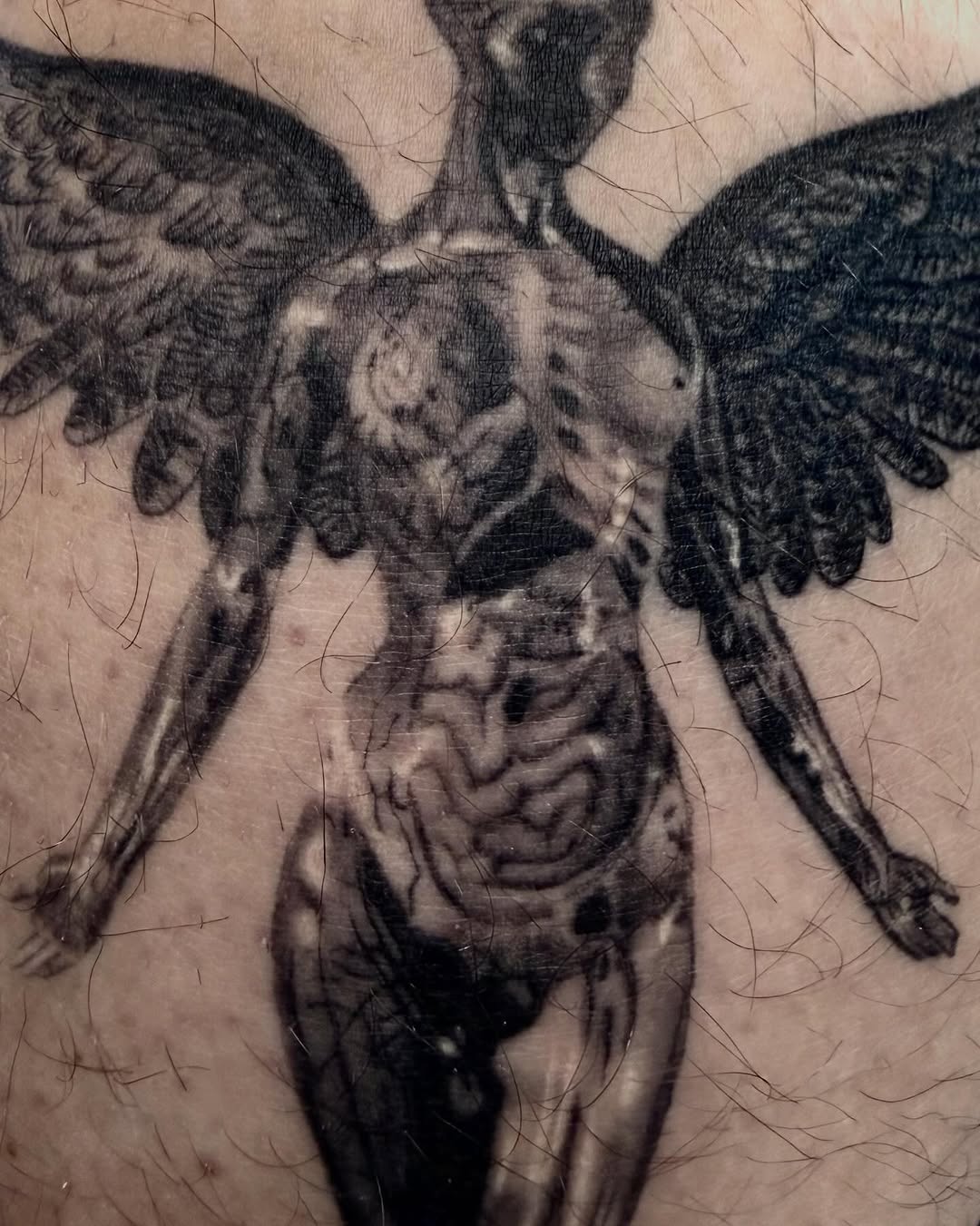 Tattoo by @scottmakesart — realism, dark_realism