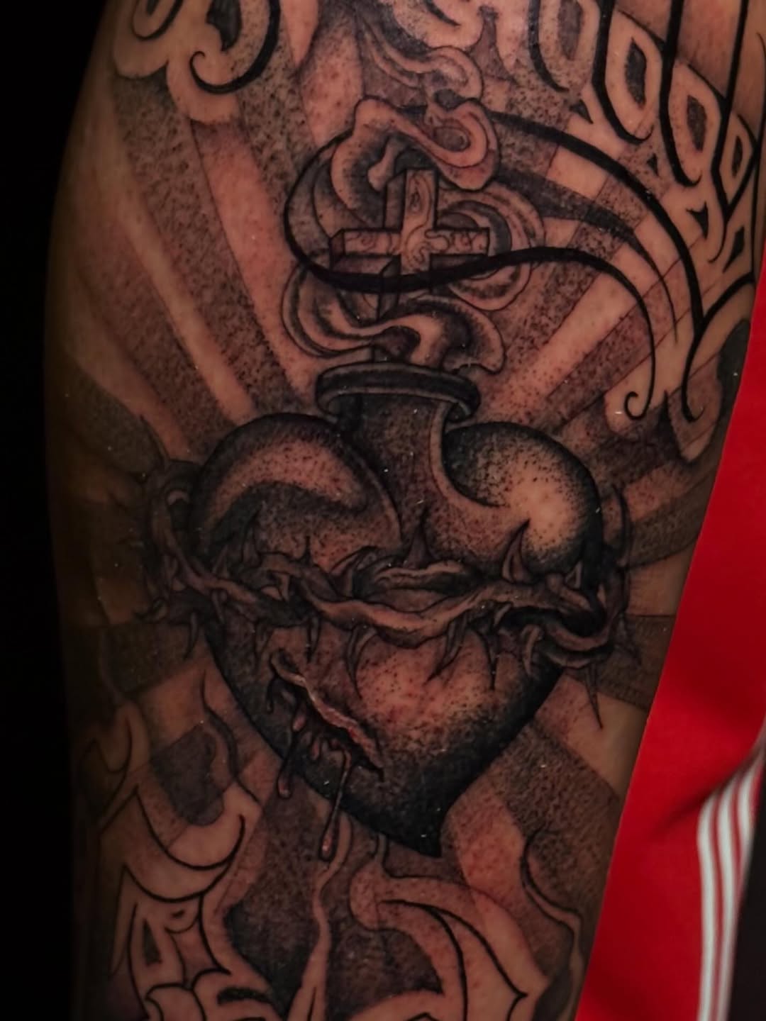 Tattoo by @trustydizon — black_and_grey