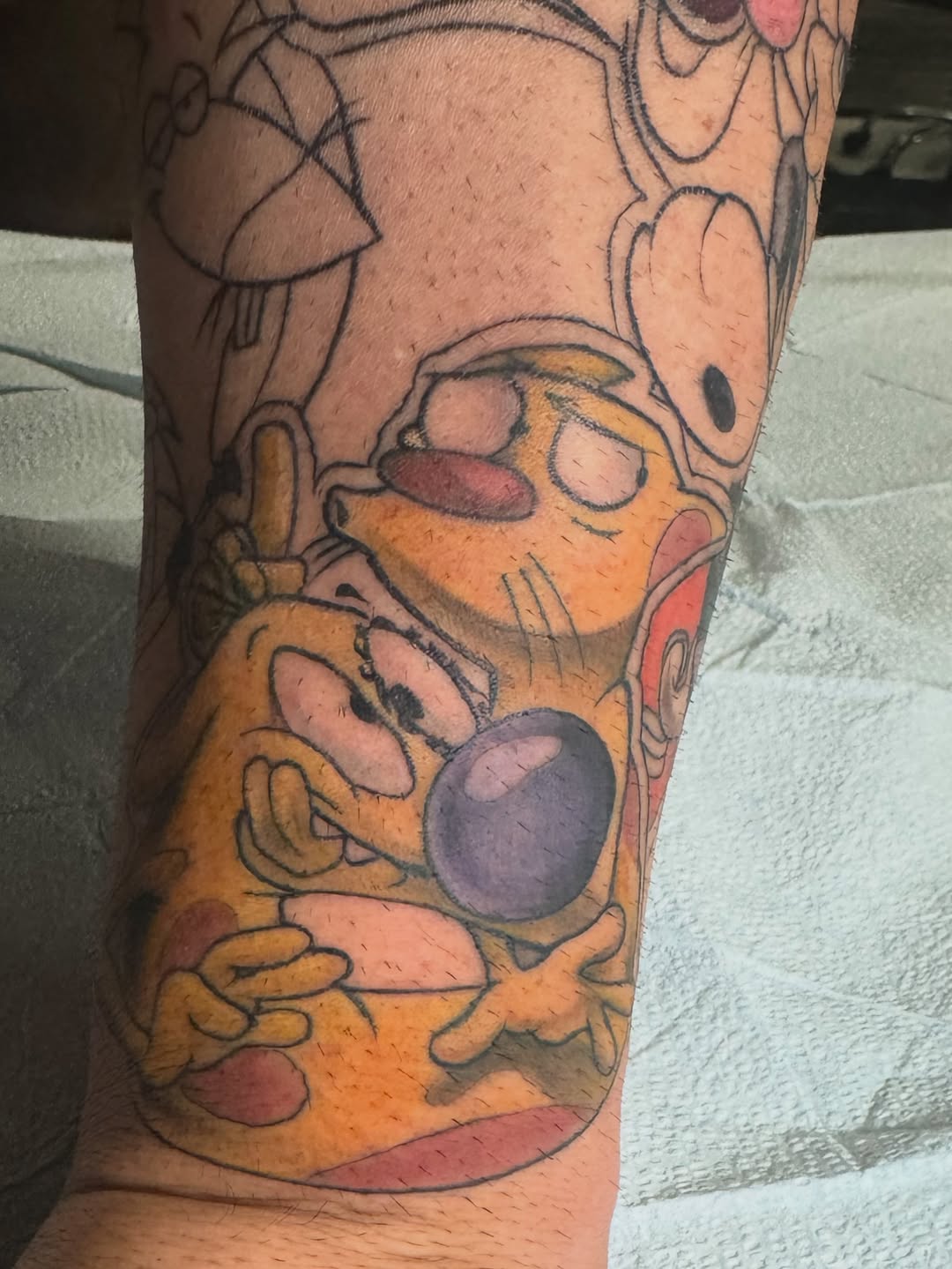 Tattoo by @tattoos_byjoseph — anime