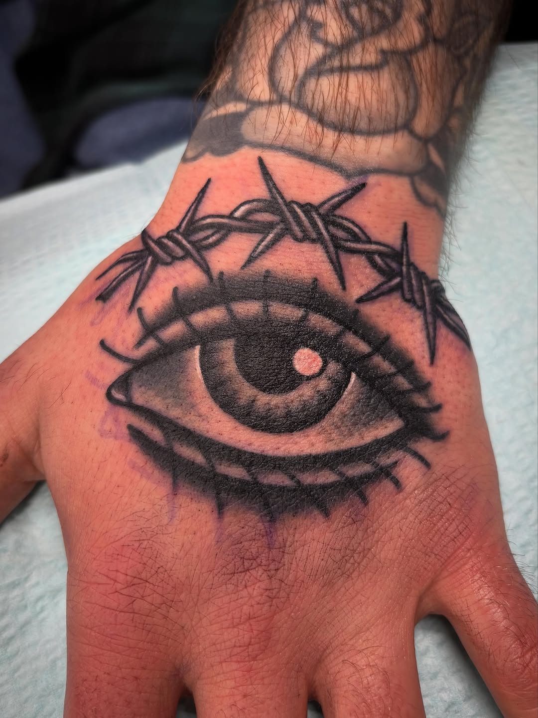 Tattoo by @tommy_wenzell_tattoos — black_and_grey, realism