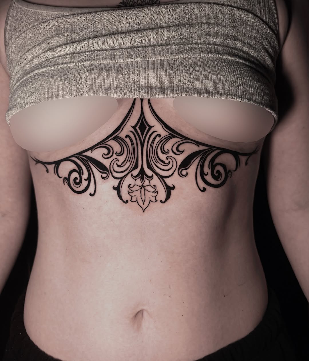 Tattoo by @hawkstattoo_ โ ornamental, blackwork