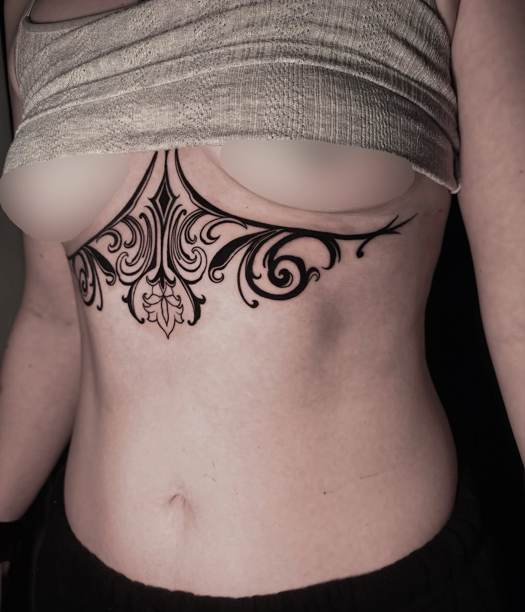 Tattoo by @hawkstattoo_ โ ornamental, blackwork