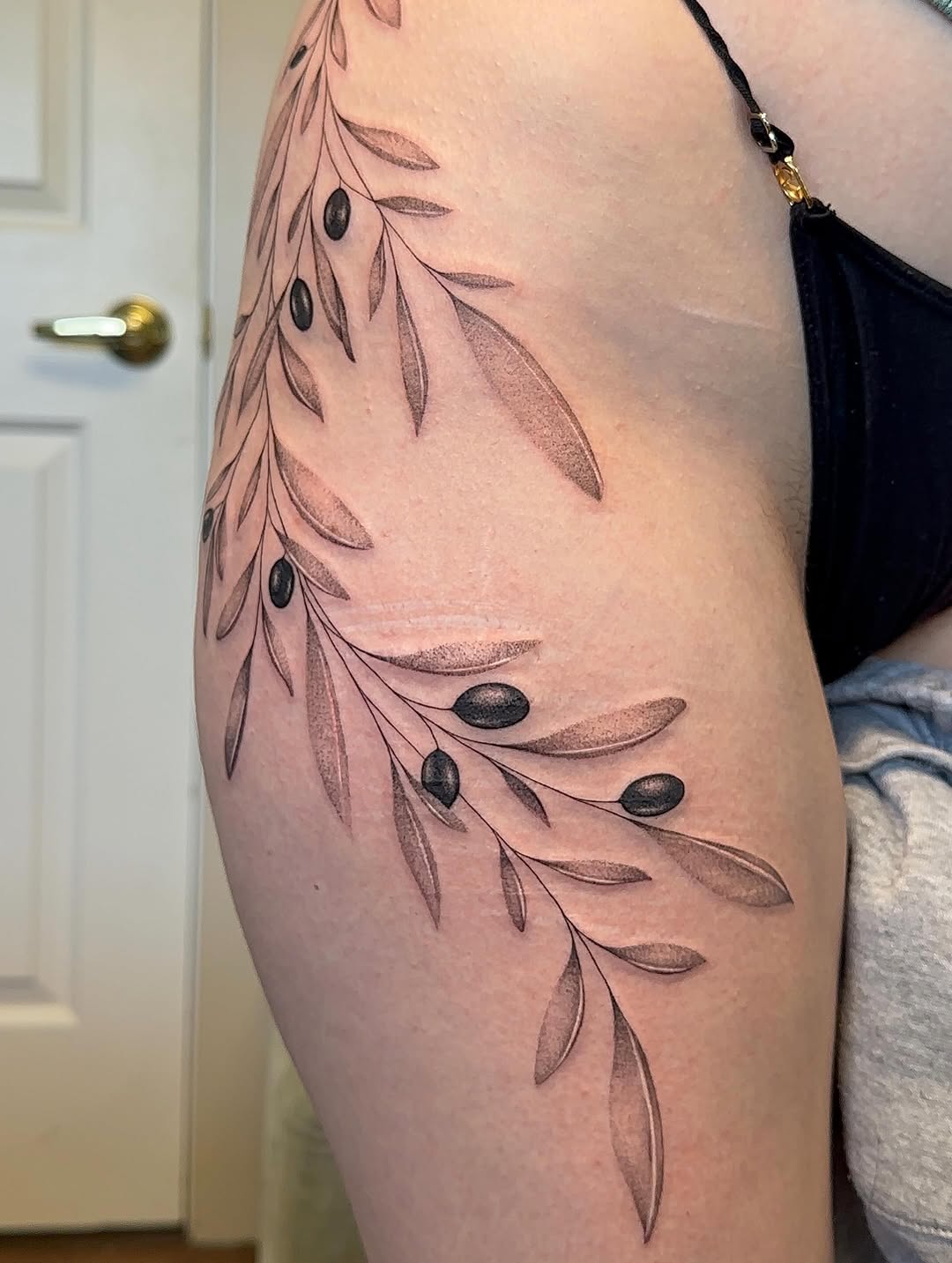 Tattoo by @bboujeeink2 — fine_line, dotwork