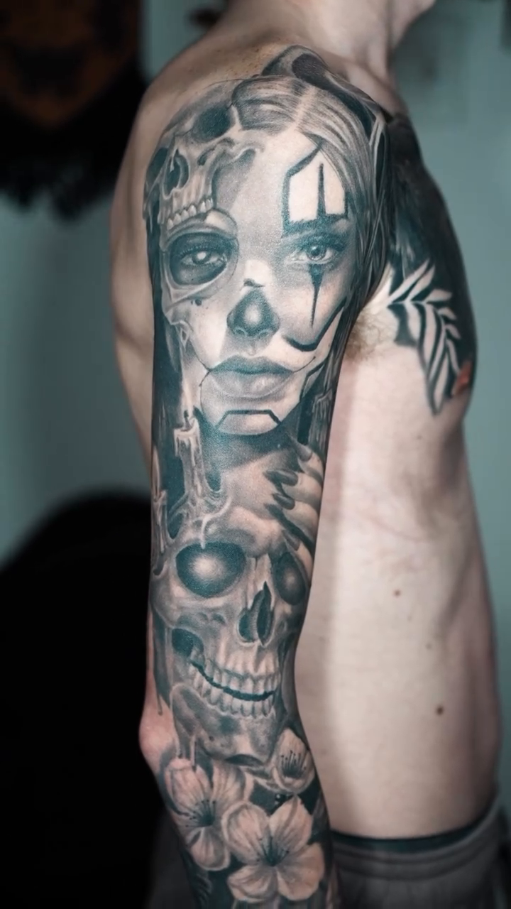 Tattoo by @mrdrextattoo โ black_and_grey, realism