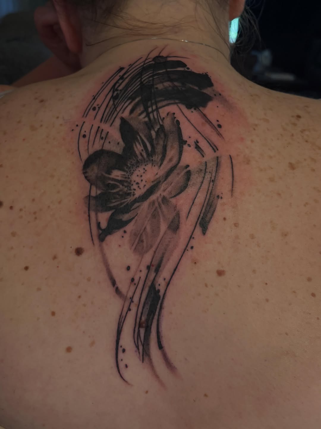 Tattoo by @inkedbycahela — black_and_grey, illustrative