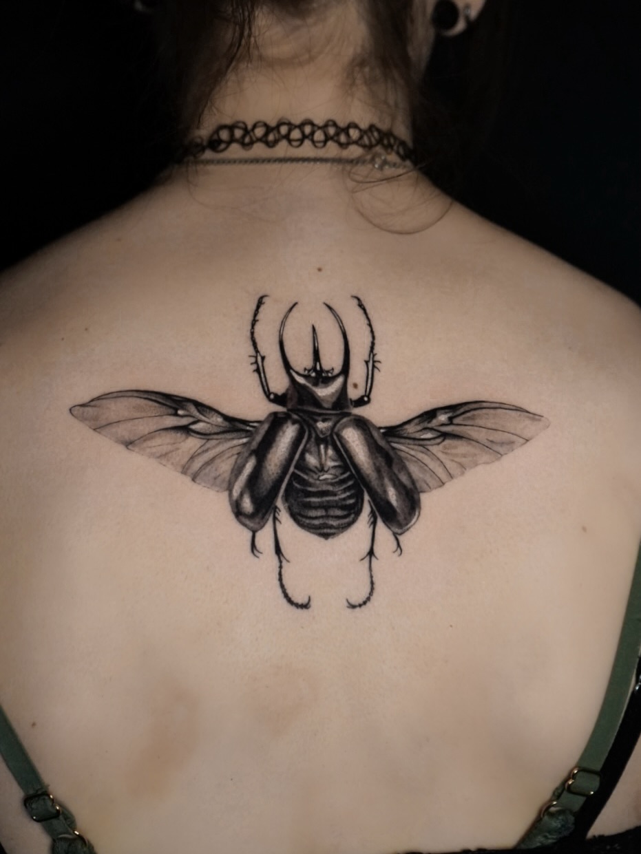 Tattoo by @anissatattoos — realism, black_and_grey