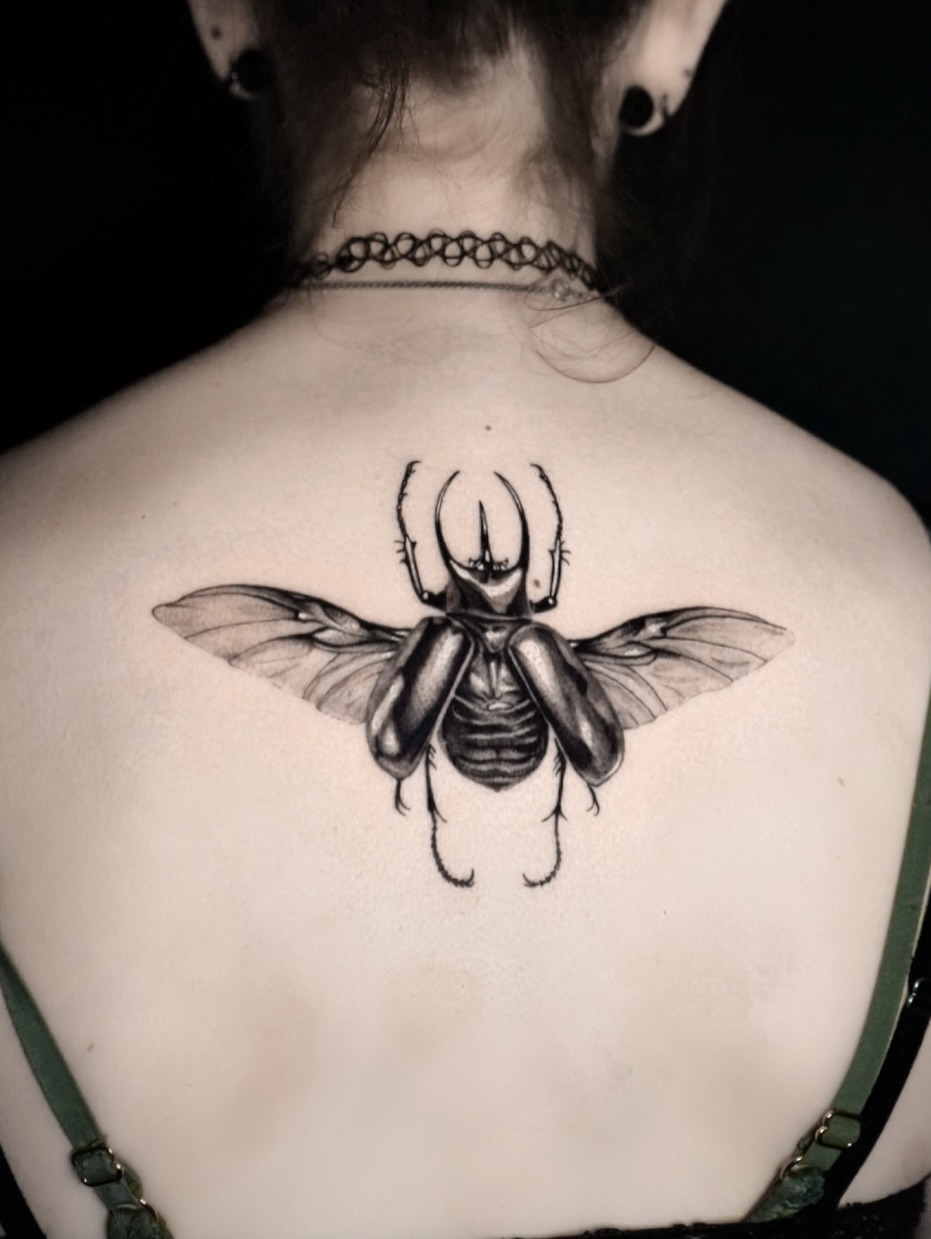 Tattoo by @anissatattoos — realism, black_and_grey
