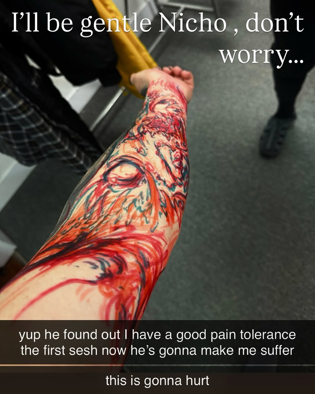 Tattoo by @valentin_tmst β trash_polka