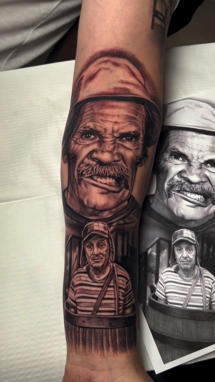Tattoo by @bj_inks — realism, black_and_grey