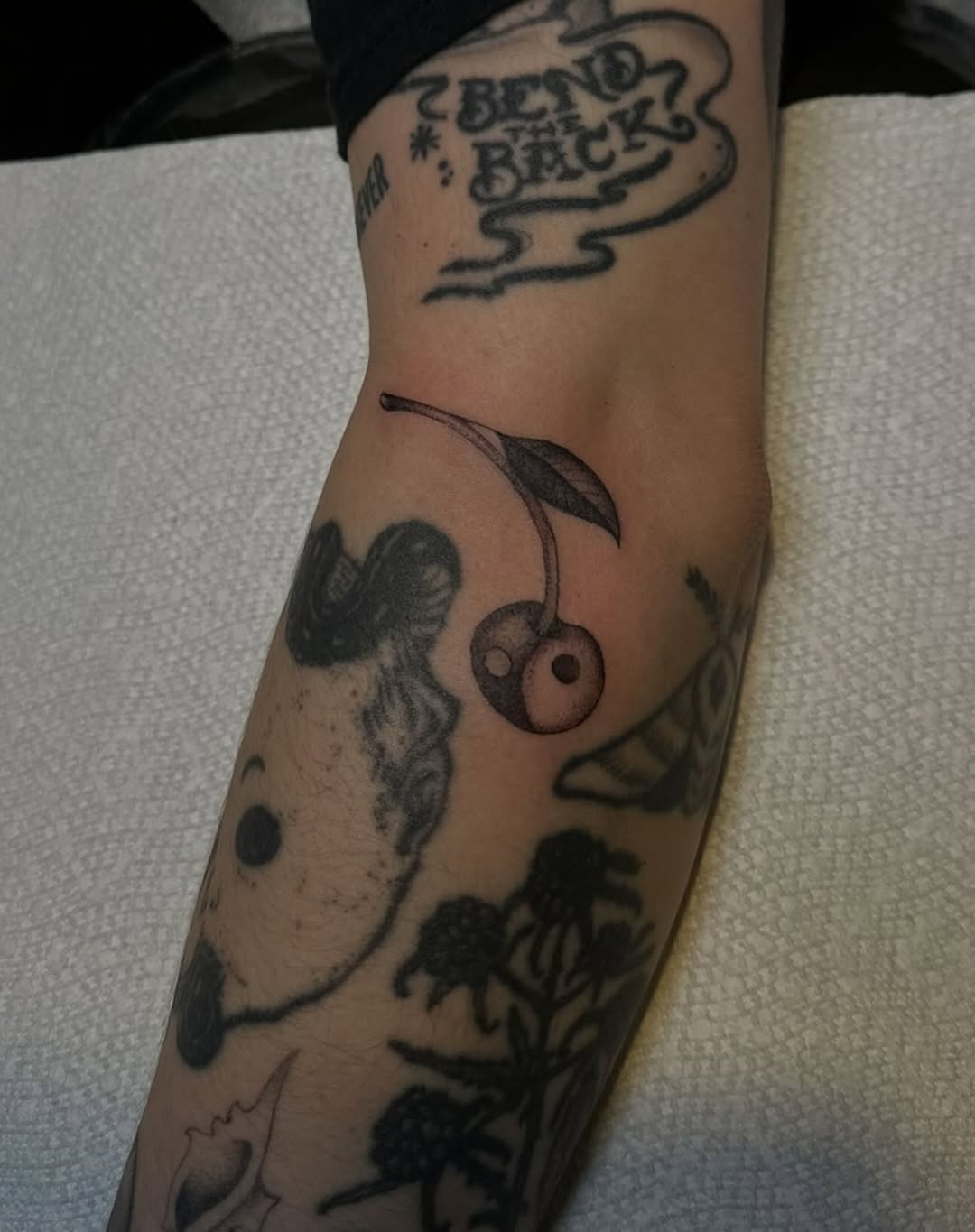 Tattoo by @b4dpain β illustrative, dotwork