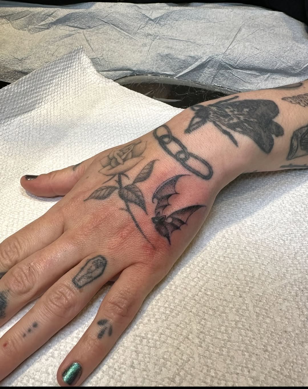 Tattoo by @b4dpain β illustrative, black_and_grey