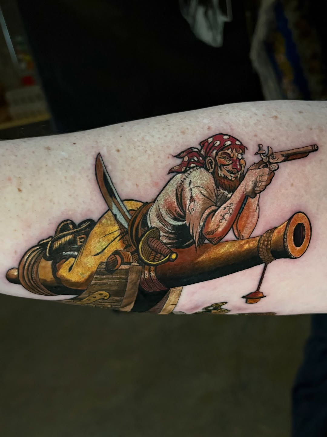 Tattoo by @mistylockettattoo — new_school, trash_polka