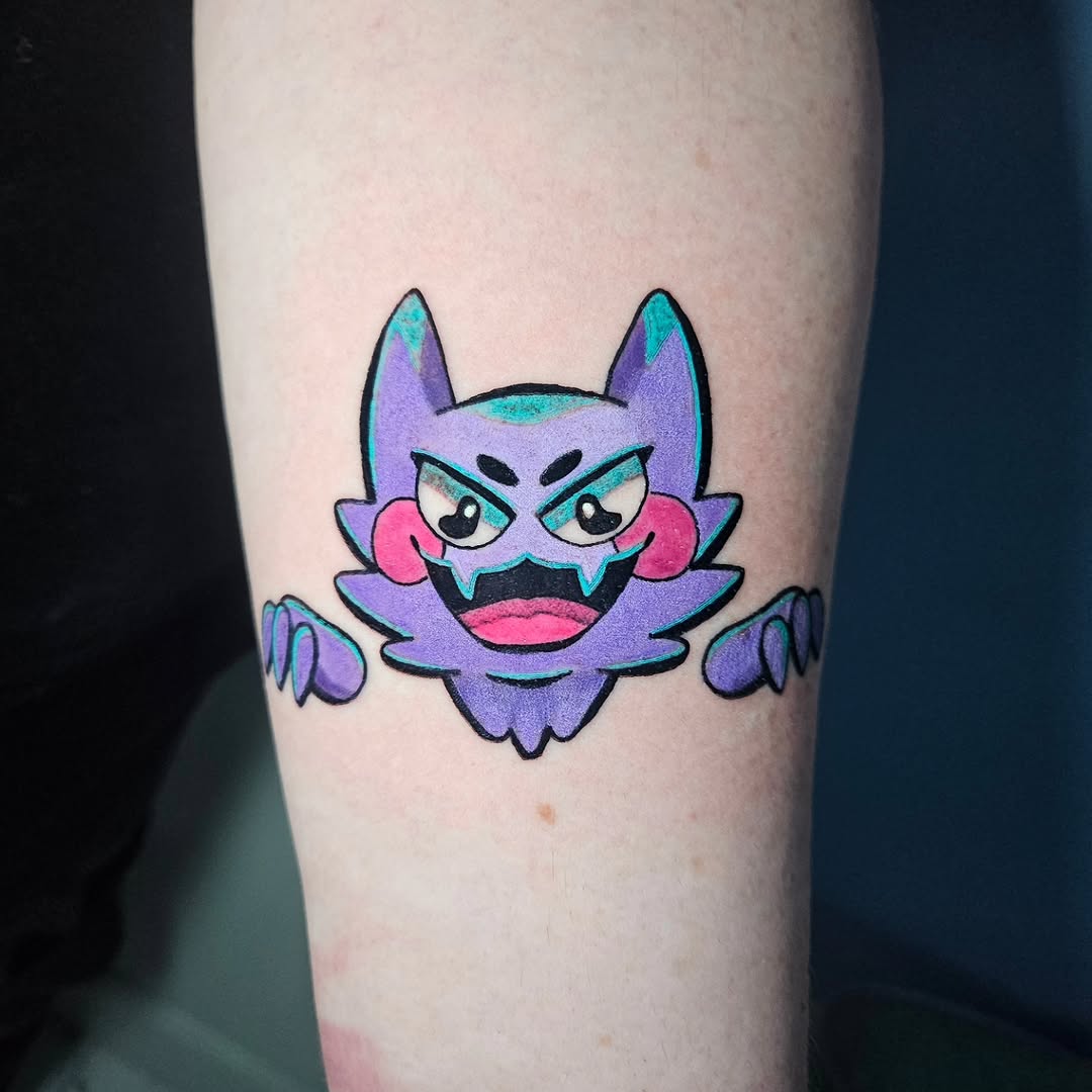 Tattoo by @grayscaleskies — anime