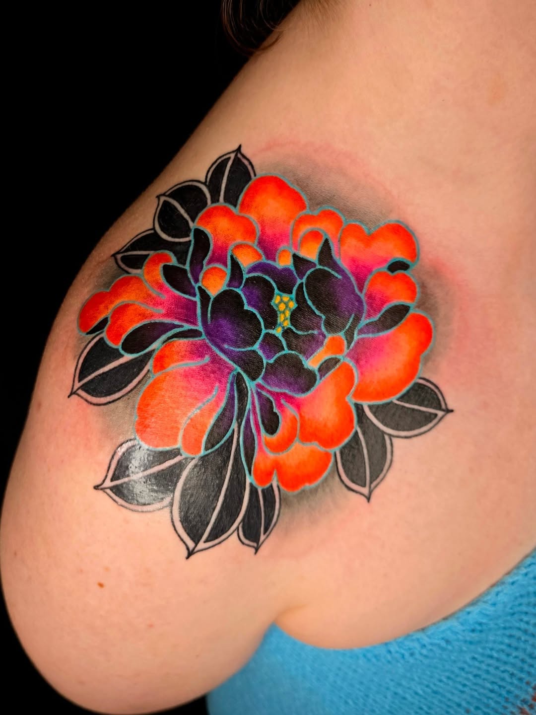 Tattoo by @makluvintattoos — neo_traditional, japanese_irezumi