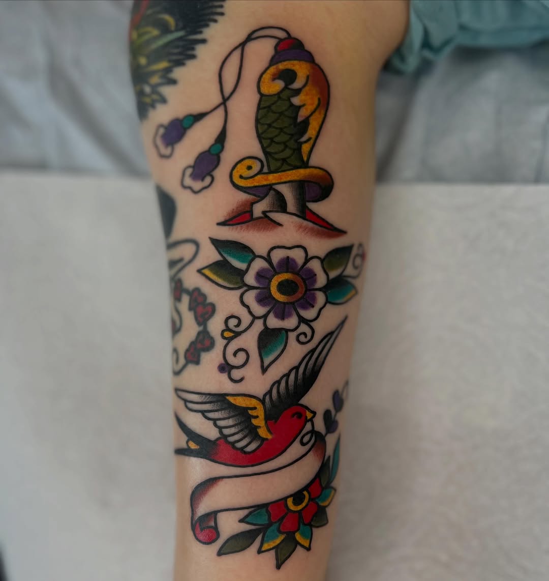 Tattoo by @m_montoya — american_traditional