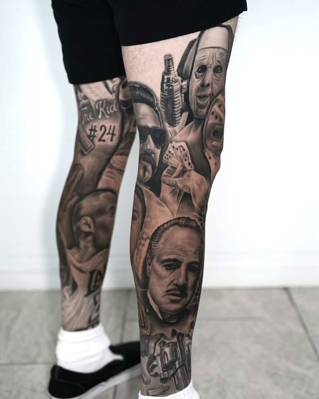Tattoo by @smileyartla — realism, black_and_grey