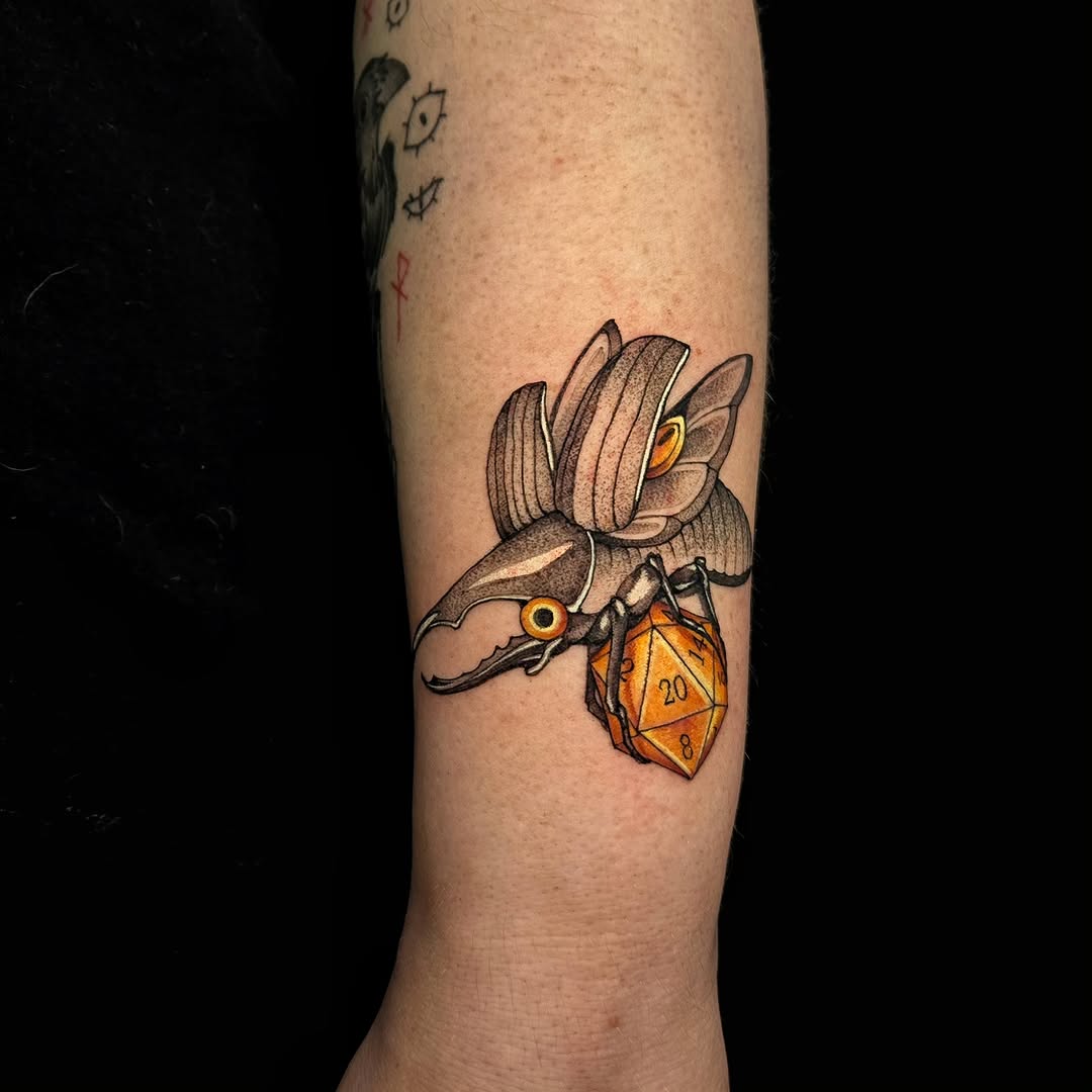 Tattoo by @glasswingtattoo โ new_school, illustrative