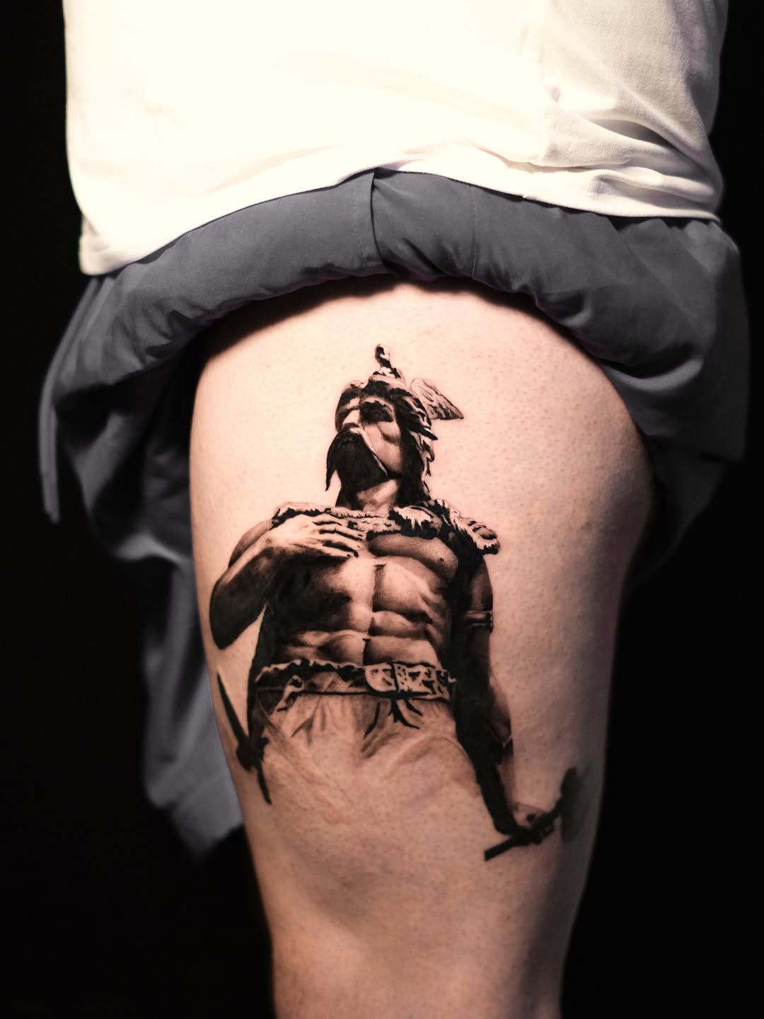 Tattoo by @stadnyque โ realism, black_and_grey