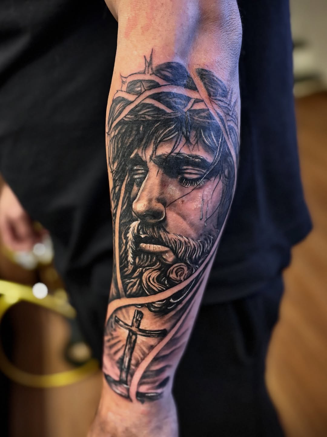 Tattoo by @mauricio_goiss — realism, black_and_grey