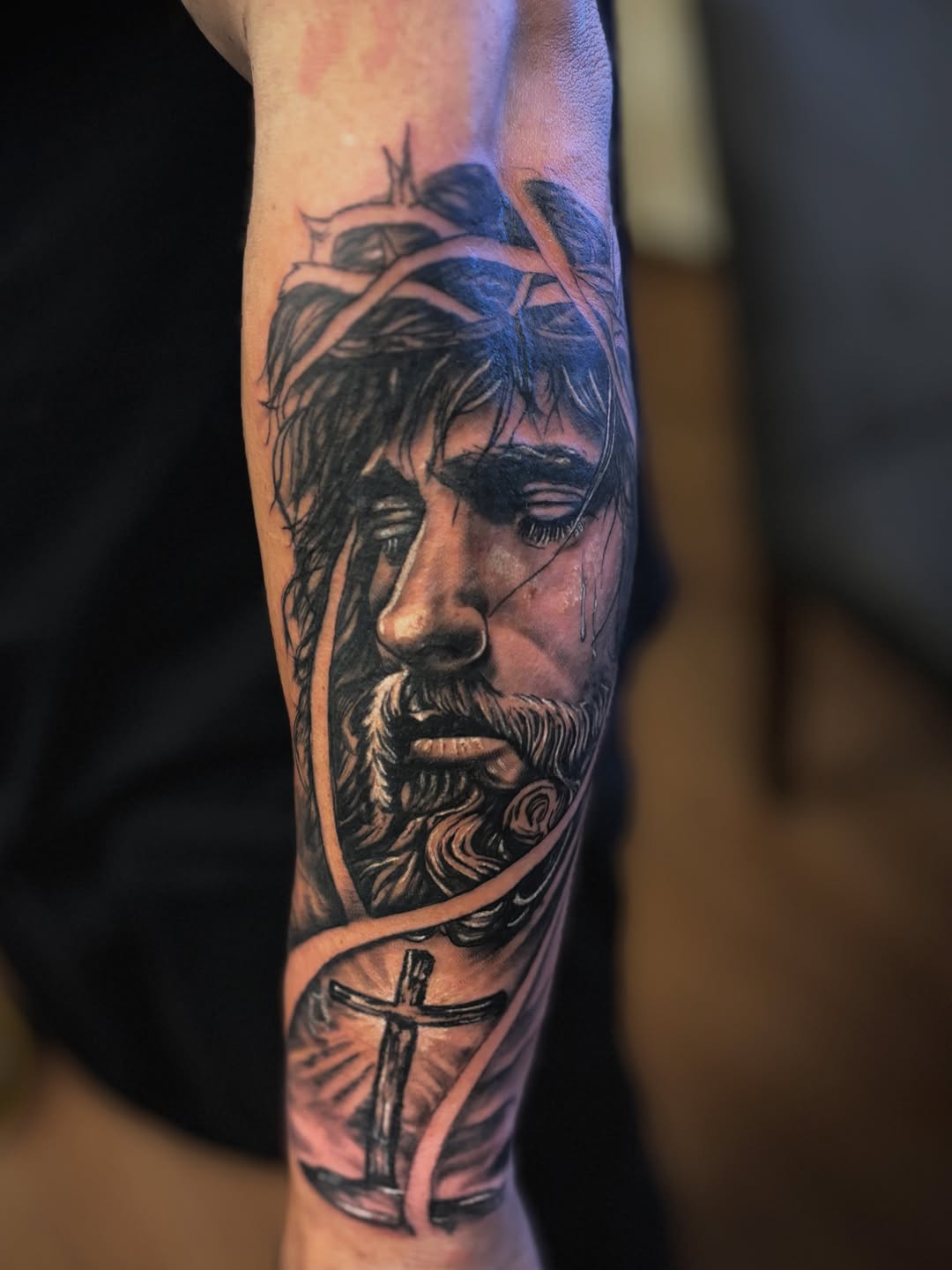 Tattoo by @mauricio_goiss — realism, black_and_grey