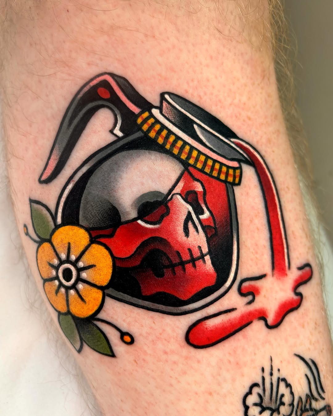 Tattoo by @ari_tattooer — american_traditional, illustrative