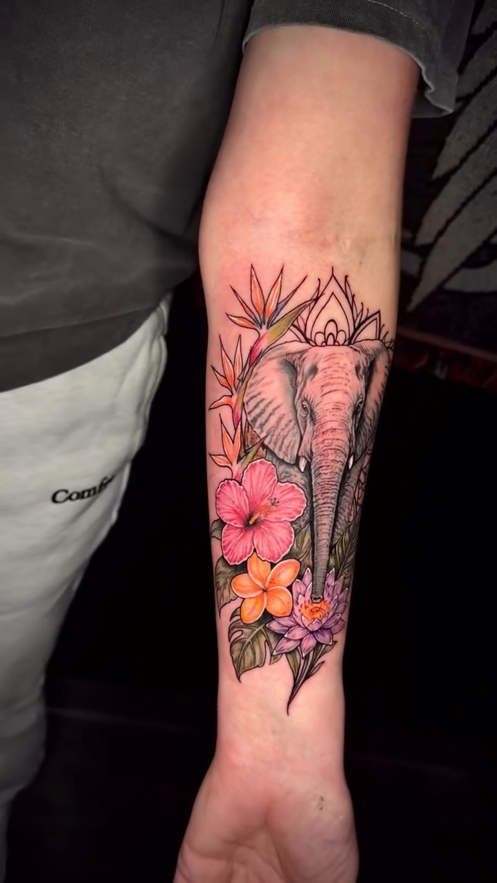 Tattoo by @stabby.dan — realism, dotwork